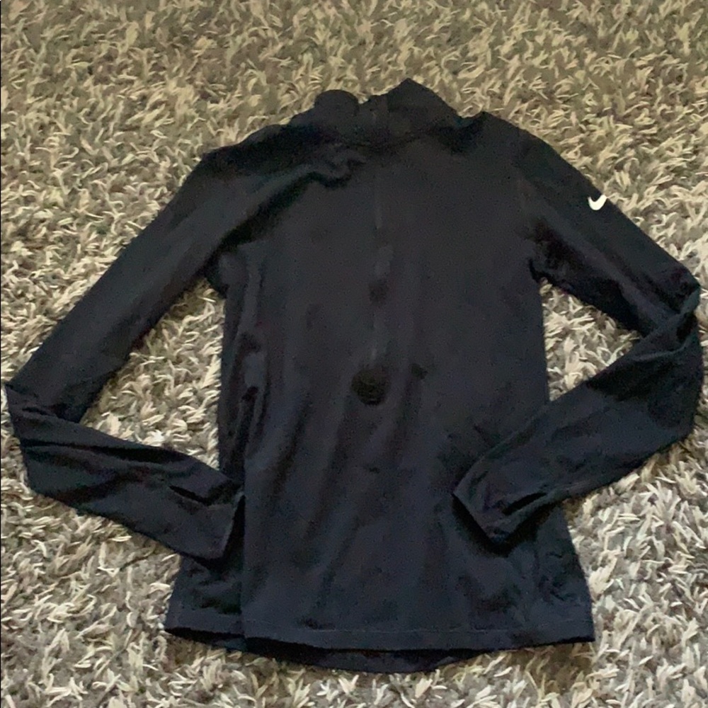 Dri-Fit, Black, Long-Sleeve, Nike Top